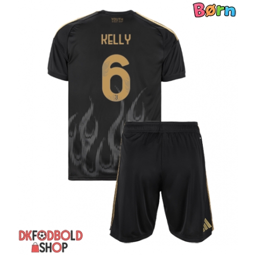 Juventus Lloyd Kelly #6 Tredje trøje Børn 2026-27 Kort ærmer (+ korte bukser)